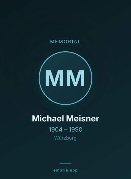Memorial portrait of Michael Meisner