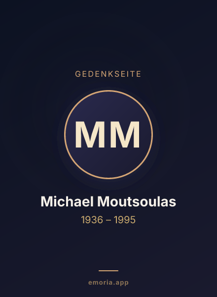 Gedenkportrait von Michael Moutsoulas
