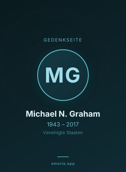 Gedenkportrait von Michael N. Graham