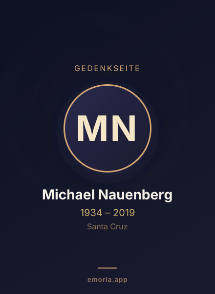 Gedenkportrait von Michael Nauenberg