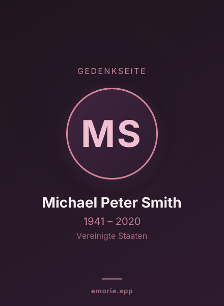 Gedenkportrait von Michael Peter Smith