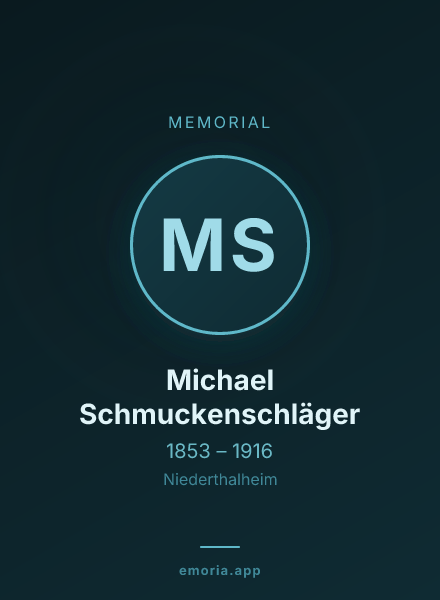 Memorial portrait of Michael Schmuckenschläger
