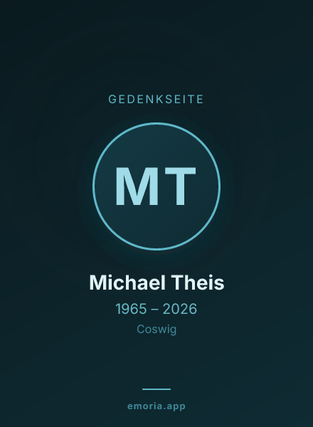 Gedenkportrait von Michael Theis