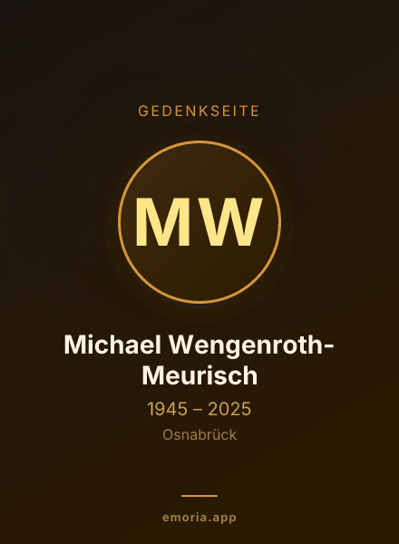 Gedenkportrait von Michael Wengenroth-Meurisch