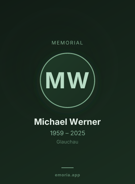 Memorial portrait of Michael Werner
