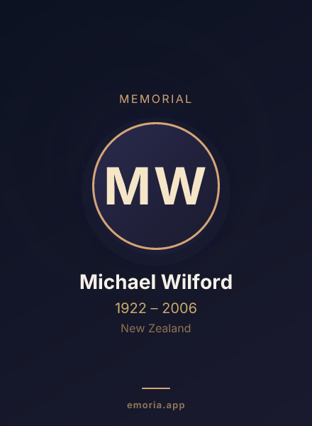 Memorial portrait of Michael Wilford