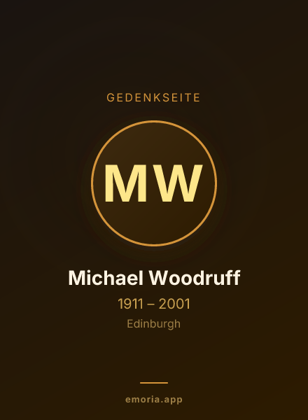 Gedenkportrait von Michael Woodruff