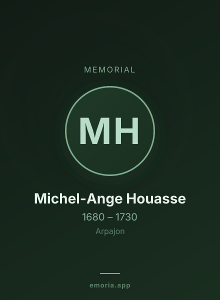 Memorial portrait of Michel-Ange Houasse