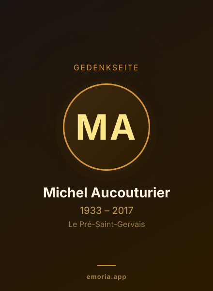 Gedenkportrait von Michel Aucouturier
