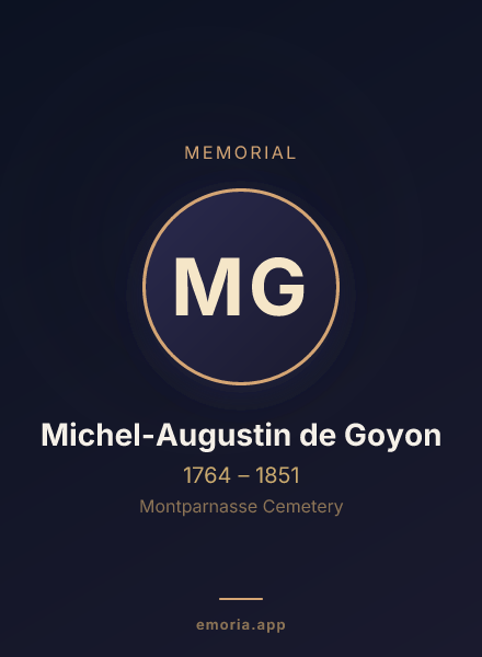 Memorial portrait of Michel-Augustin de Goyon