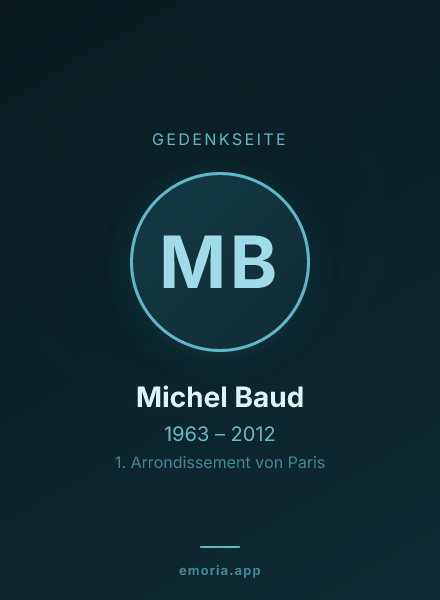 Gedenkportrait von Michel Baud