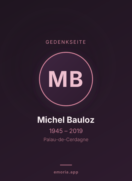 Gedenkportrait von Michel Bauloz