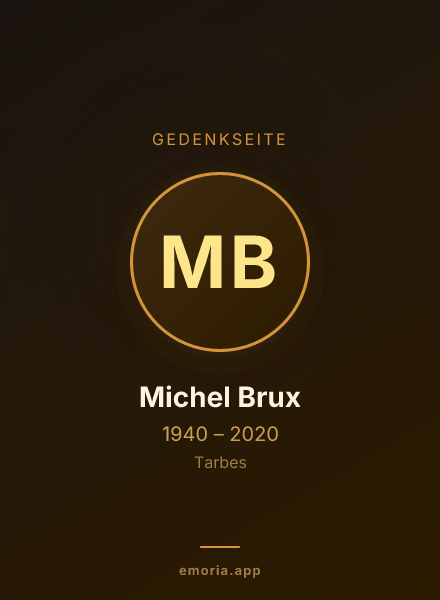 Gedenkportrait von Michel Brux