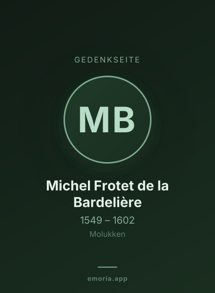 Gedenkportrait von Michel Frotet de la Bardelière