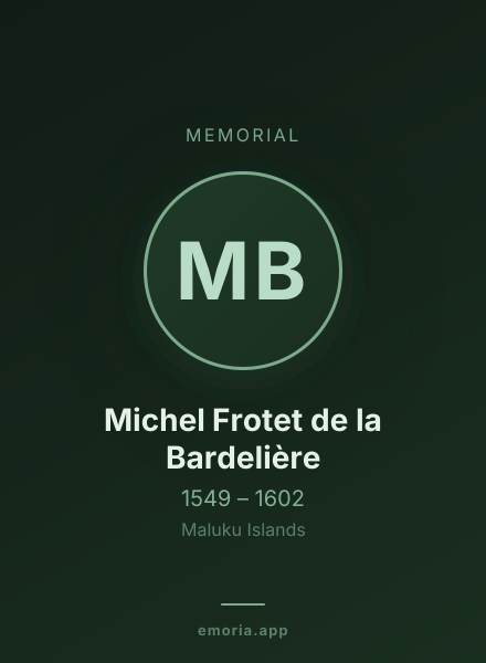 Memorial portrait of Michel Frotet de la Bardelière