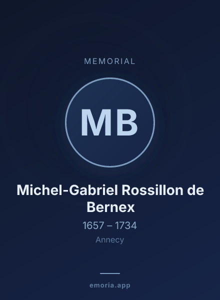 Memorial portrait of Michel-Gabriel Rossillon de Bernex