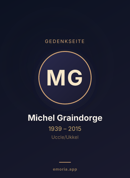 Gedenkportrait von Michel Graindorge