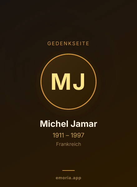 Gedenkportrait von Michel Jamar