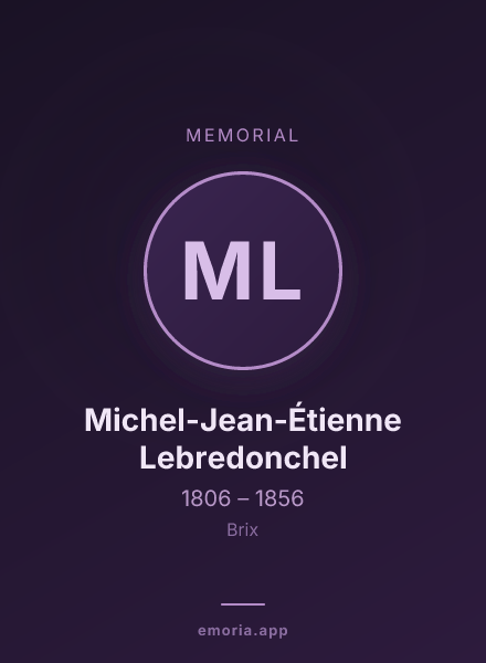 Memorial portrait of Michel-Jean-Étienne Lebredonchel