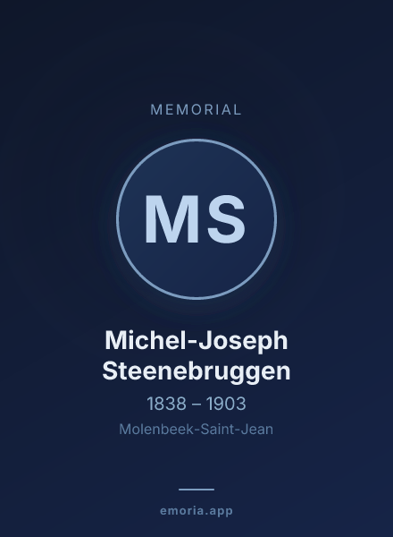 Memorial portrait of Michel-Joseph Steenebruggen