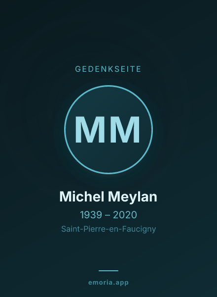 Gedenkportrait von Michel Meylan