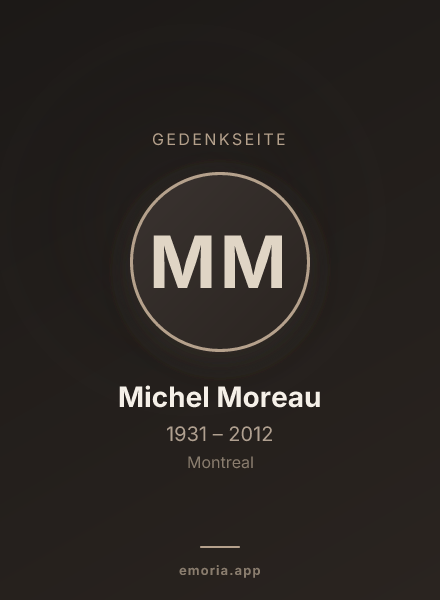 Gedenkportrait von Michel Moreau
