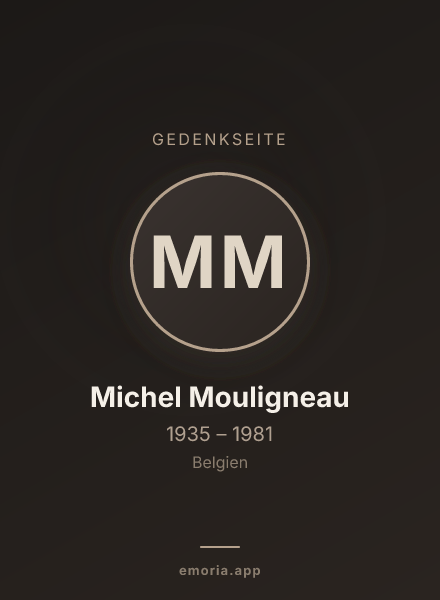 Gedenkportrait von Michel Mouligneau