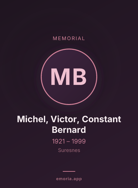 Memorial portrait of Michel, Victor, Constant Bernard