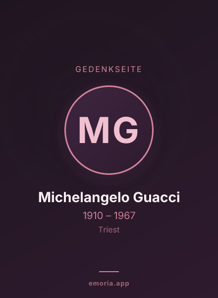 Gedenkportrait von Michelangelo Guacci