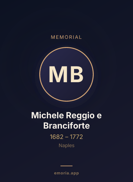 Memorial portrait of Michele Reggio e Branciforte