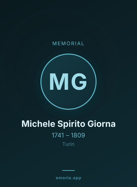 Memorial portrait of Michele Spirito Giorna