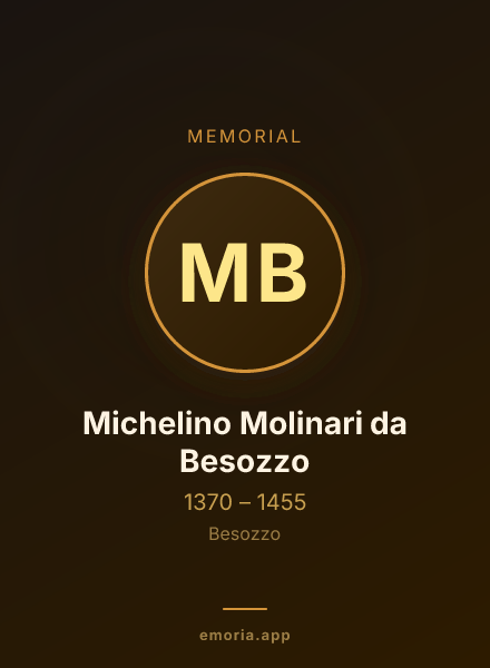 Memorial portrait of Michelino Molinari da Besozzo