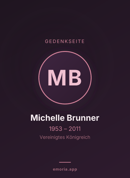 Gedenkportrait von Michelle Brunner