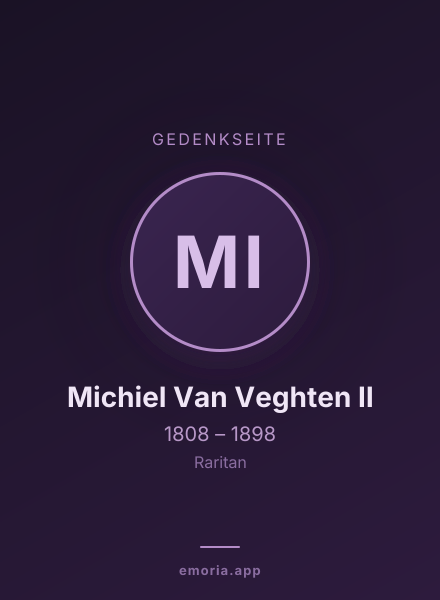 Gedenkportrait von Michiel Van Veghten II