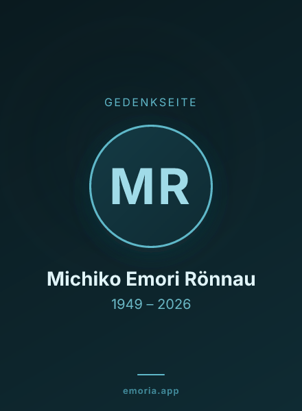 Gedenkportrait von Michiko Emori Rönnau