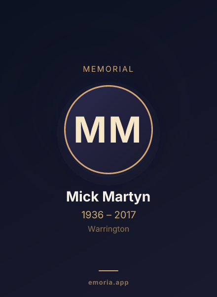 Memorial portrait of Mick Martyn