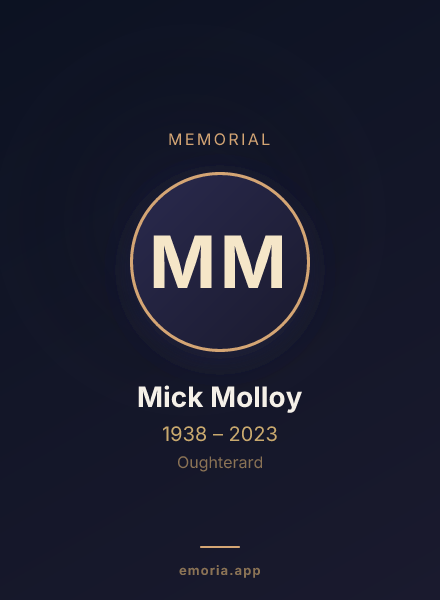 Memorial portrait of Mick Molloy