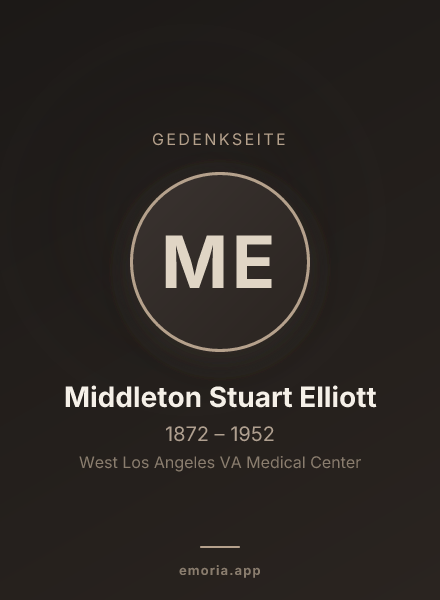 Gedenkportrait von Middleton Stuart Elliott