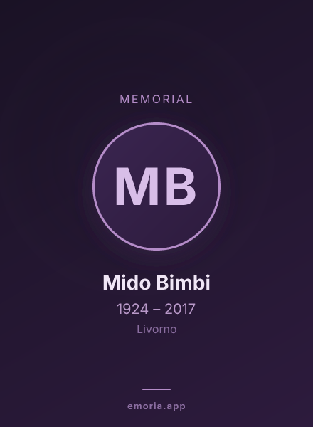 Memorial portrait of Mido Bimbi