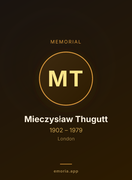Memorial portrait of Mieczysław Thugutt