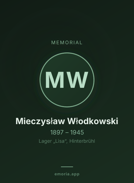 Memorial portrait of Mieczysław Włodkowski
