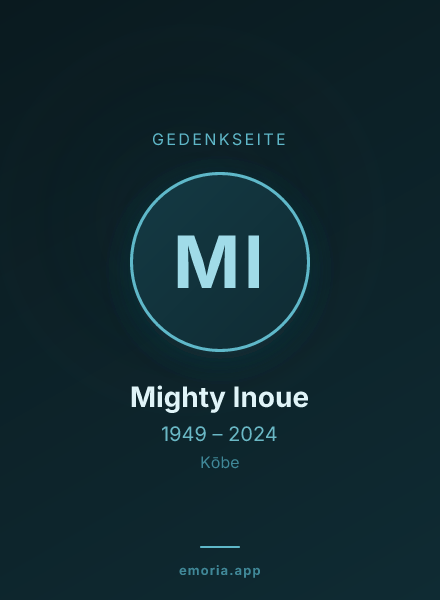 Gedenkportrait von Mighty Inoue