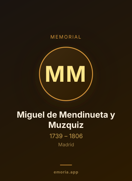 Memorial portrait of Miguel de Mendinueta y Muzquiz