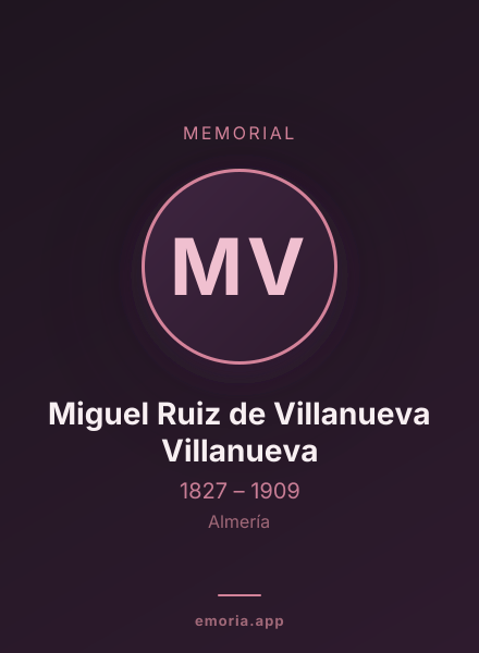 Memorial portrait of Miguel Ruiz de Villanueva Villanueva