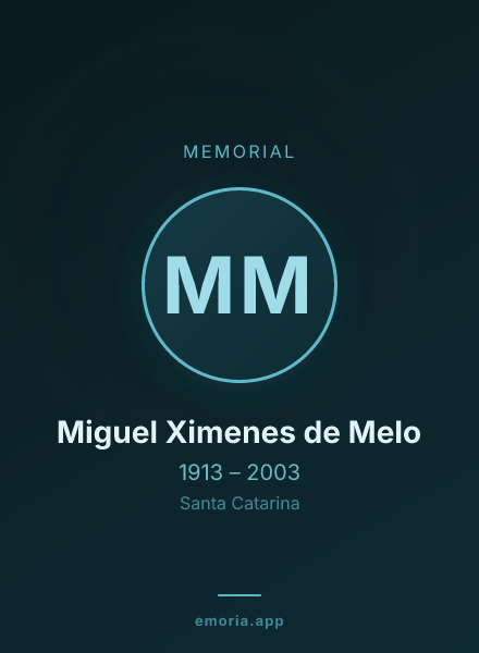 Memorial portrait of Miguel Ximenes de Melo