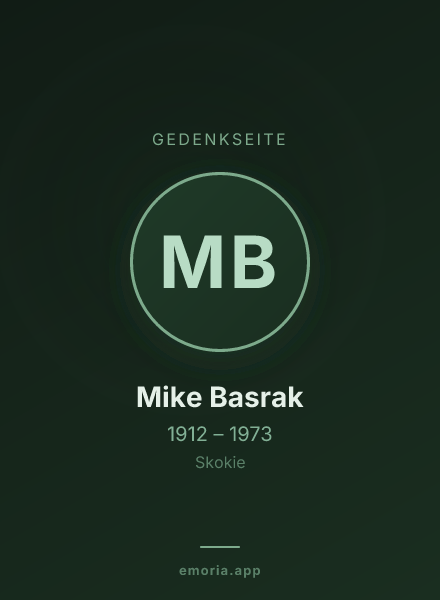 Gedenkportrait von Mike Basrak