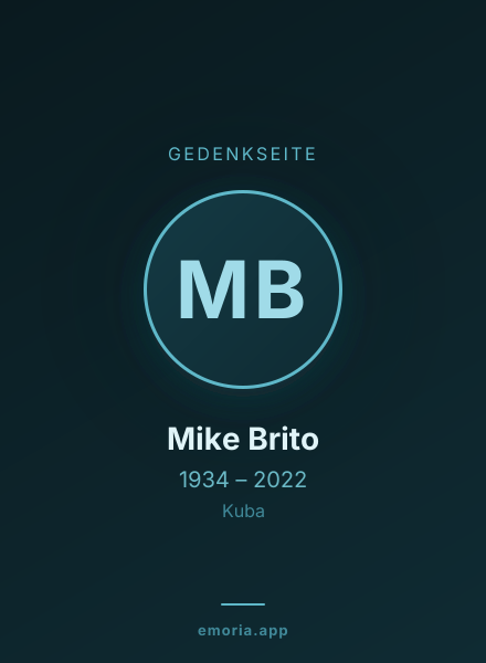 Gedenkportrait von Mike Brito