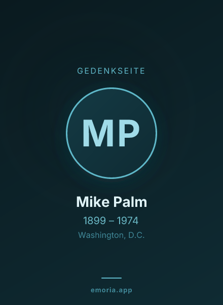 Gedenkportrait von Mike Palm