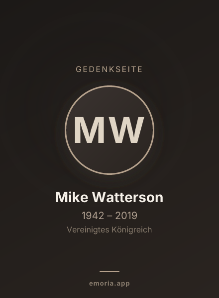 Gedenkportrait von Mike Watterson