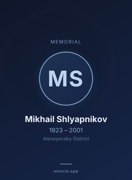 Memorial portrait of Mikhail Shlyapnikov